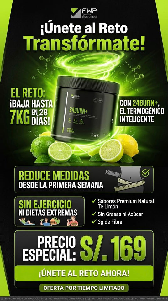 24Burn+ ⚡ Energía y quema grasa 24/7